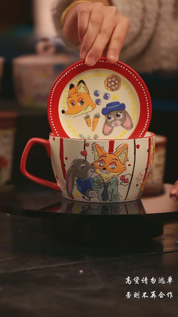 陶瓷景德镇可爱设计师款陶瓷