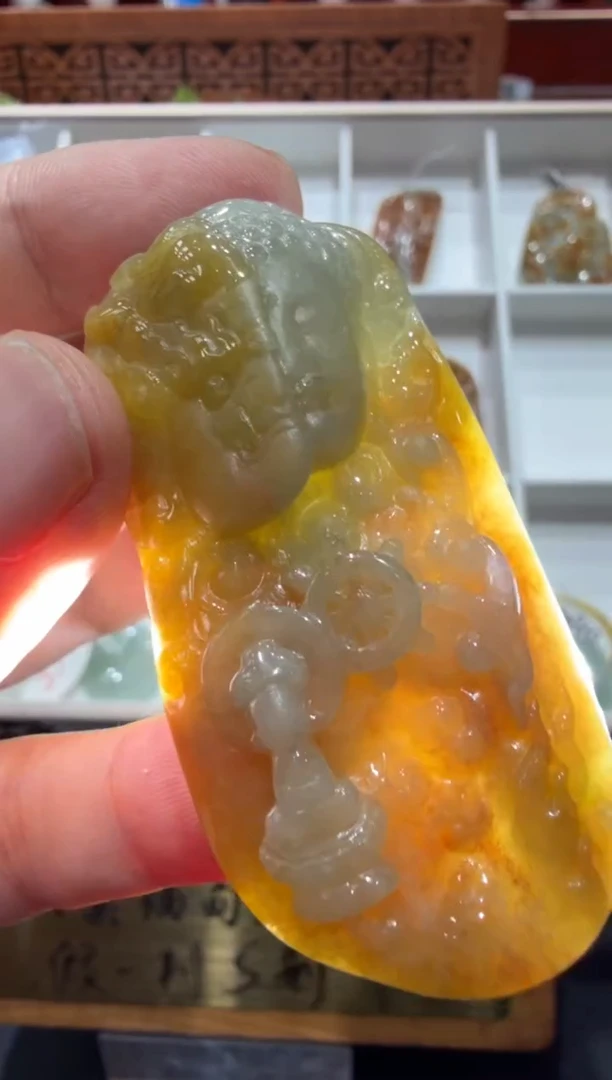 未镶嵌挂件翡翠A货翡翠多样性孤品