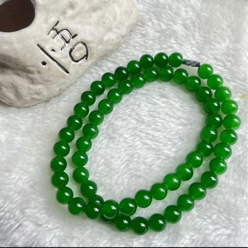【宠粉福利】极光绿高端项链8mm多样性 拍一发一