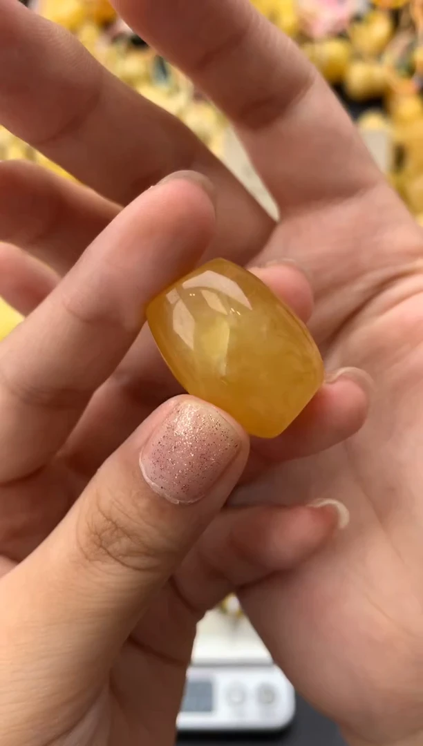 未镶嵌琥珀珠宝奇石130琥珀蜜蜡微瑕品花粉