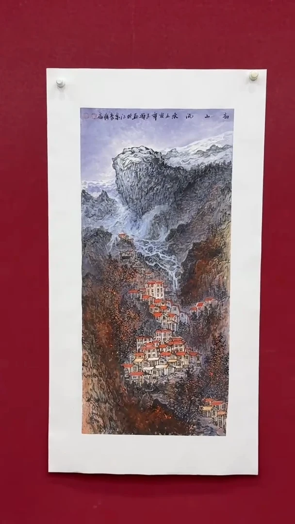 国画国画绘画山水花鸟