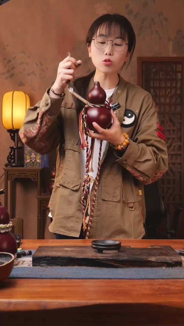 【闪购商品】145号精品大漆葫芦防腐防渗装水茶酒