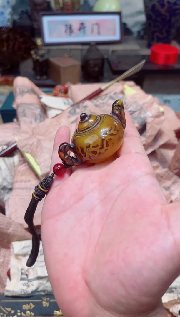 未镶嵌蜜蜡裸石A瑞哥专属高端精品19