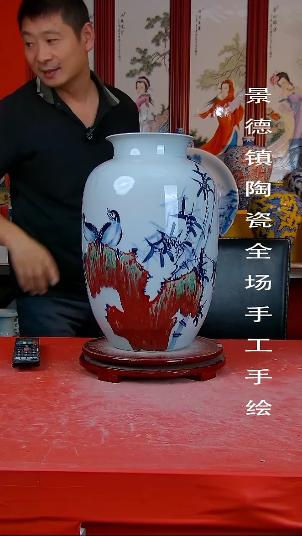 摆件景德镇陶瓷 全场手工手绘2