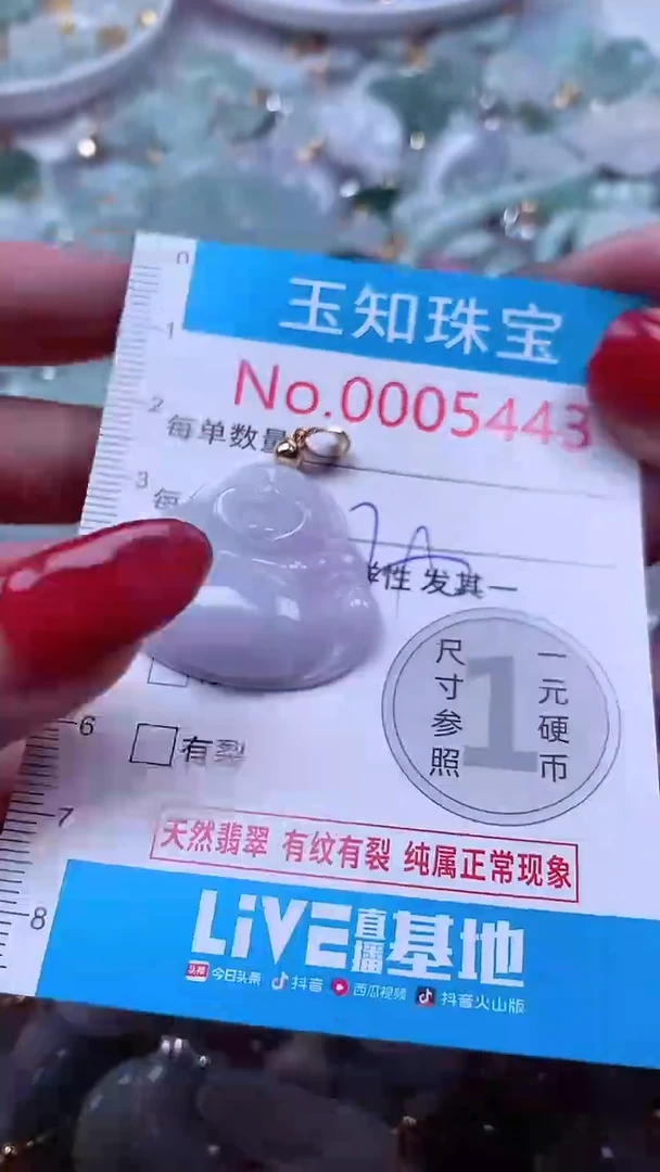 吊坠(不含链)未镶嵌翡翠5443