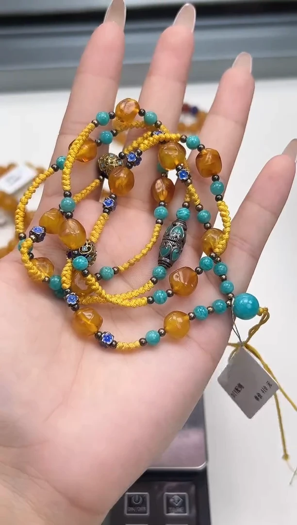 裸石琥珀未镶嵌琥珀蜜蜡吊坠