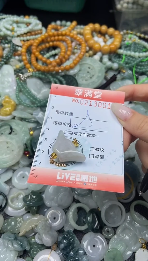 颈饰未镶嵌翡翠闪购0213001