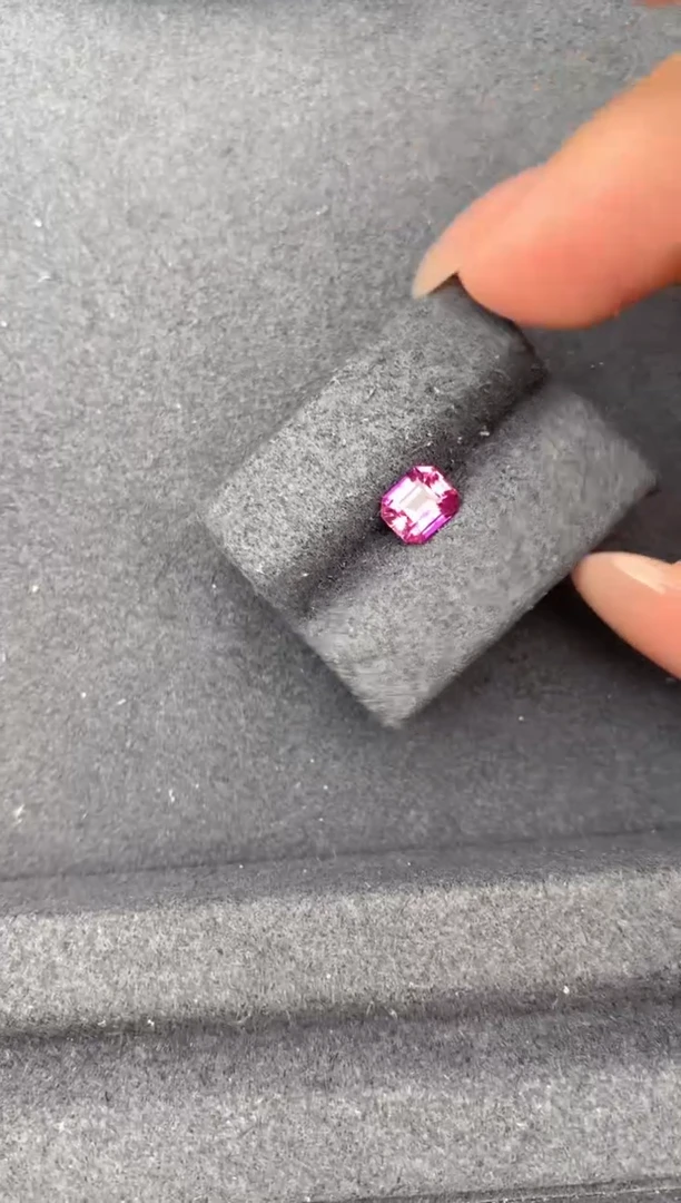 裸石彩色蓝宝石1ct粉蓝宝   定制   FG