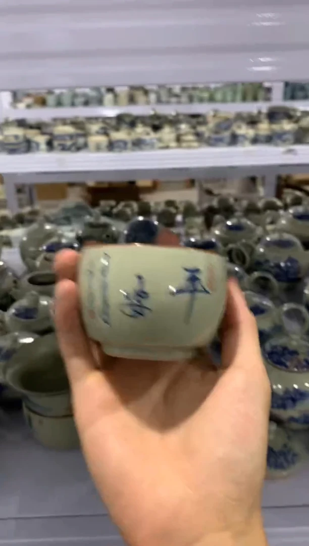 【清！一件不留】汝窑、茶壶盖碗茶杯主人杯微矿点