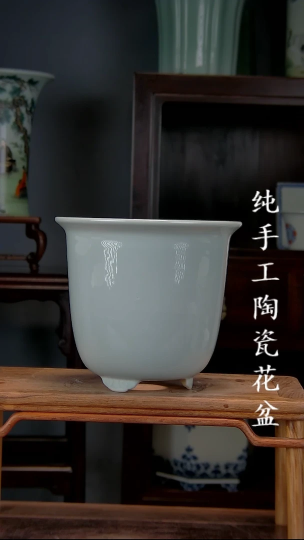 @***浪景德镇手工陶瓷花盆