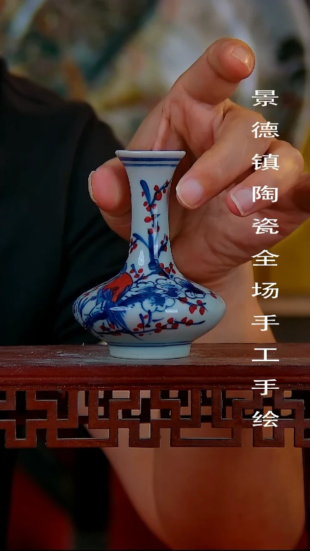 摆件手景德镇陶瓷 全场手工绘