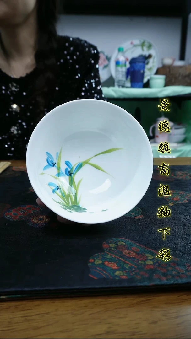 其他景德镇高温瓷新号福利-玉泥雕刻小碗