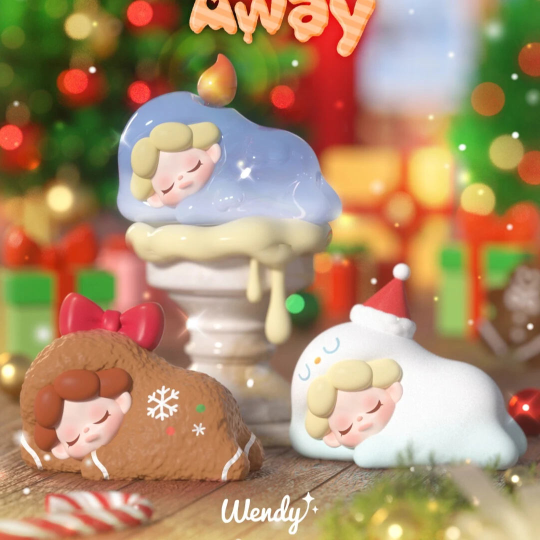 【拆盒】Wendy融化系列萌粒盲袋潮玩_泡泡鱼潮玩