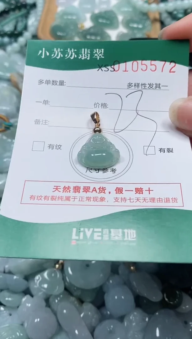 【闪购商品】翡翠颈饰未镶嵌闪购商品0105572