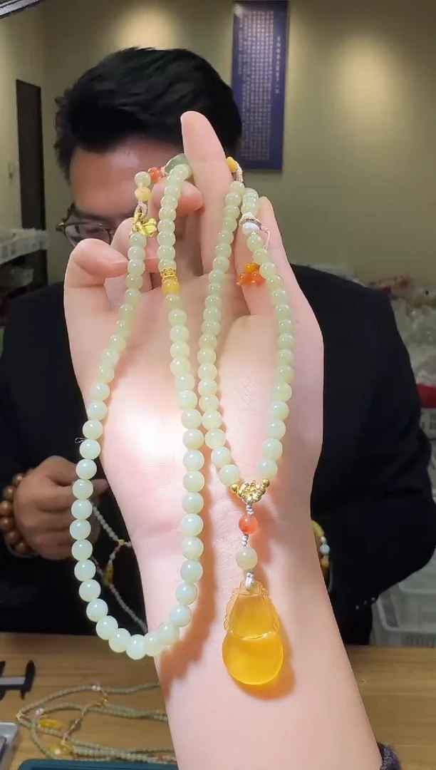 项链未镶嵌和田玉多样性发一件 561