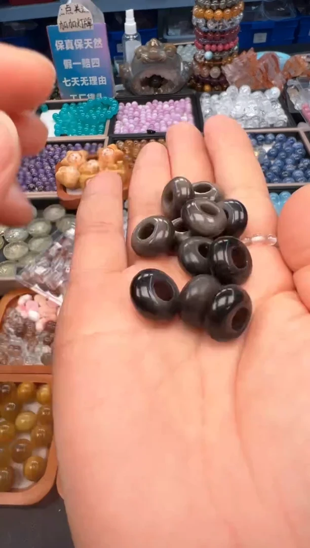 未镶嵌黑曜岩吊坠(不含链)7a多样性发其一/1.3/1个