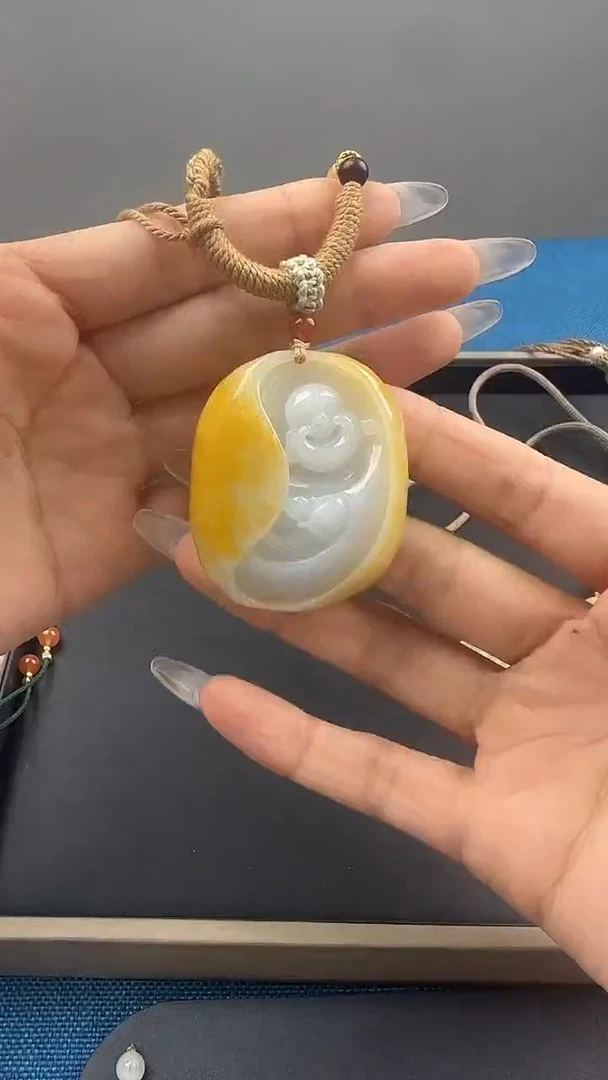 颈饰未镶嵌翡翠【先鉴后发】天然翡翠A货#送高档绳