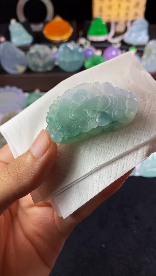 定制翡翠未镶嵌4048毛货不退不换