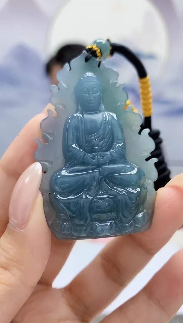 未镶嵌定制翡翠5060xx-毛货挂件46
