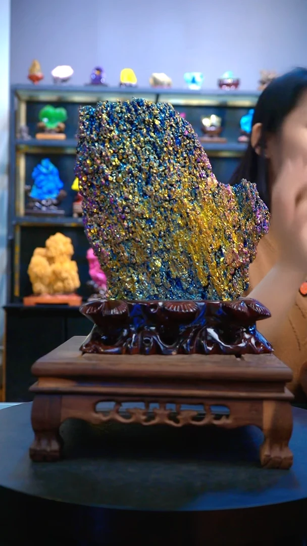 石材精品矿石晶体摆件