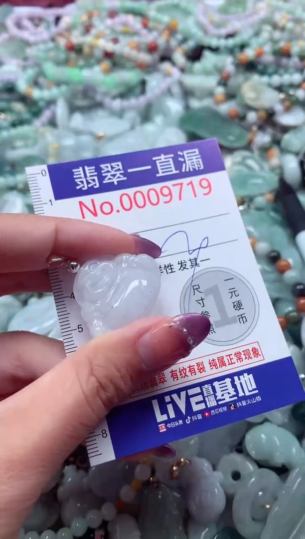 翡翠未镶嵌吊坠(不含链)9719
