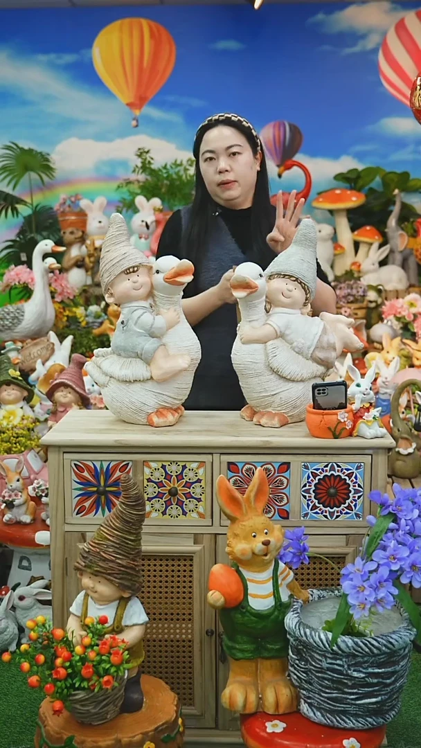 【闪购商品】红陶花园庭院摆件&002&