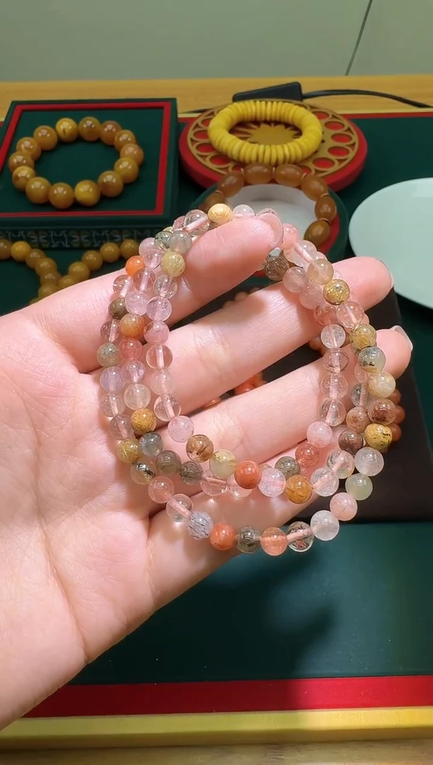 未镶嵌手链水晶多样性发一件 405