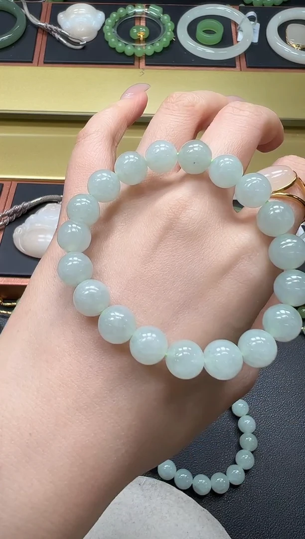 未镶嵌手串翡翠翡翠手串 9.5mm 多样性发一