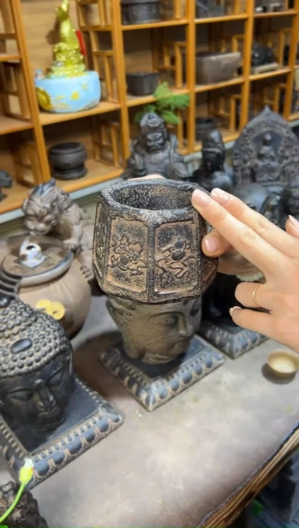陶土【火山泥】八宝井