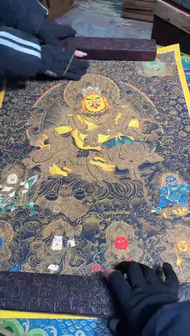 卷轴画路路的唐卡tk160