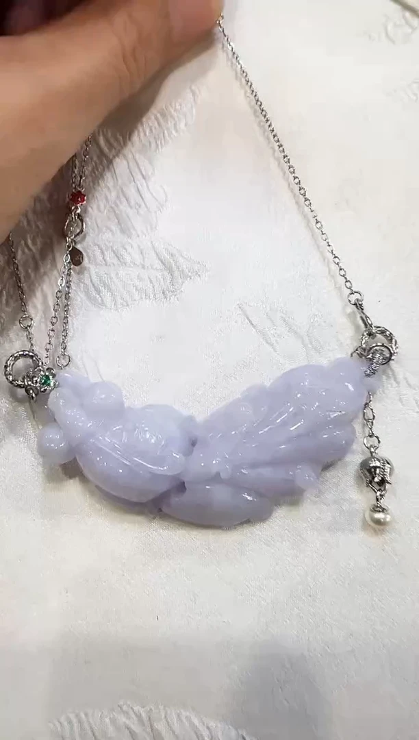 颈饰未镶嵌翡翠国风