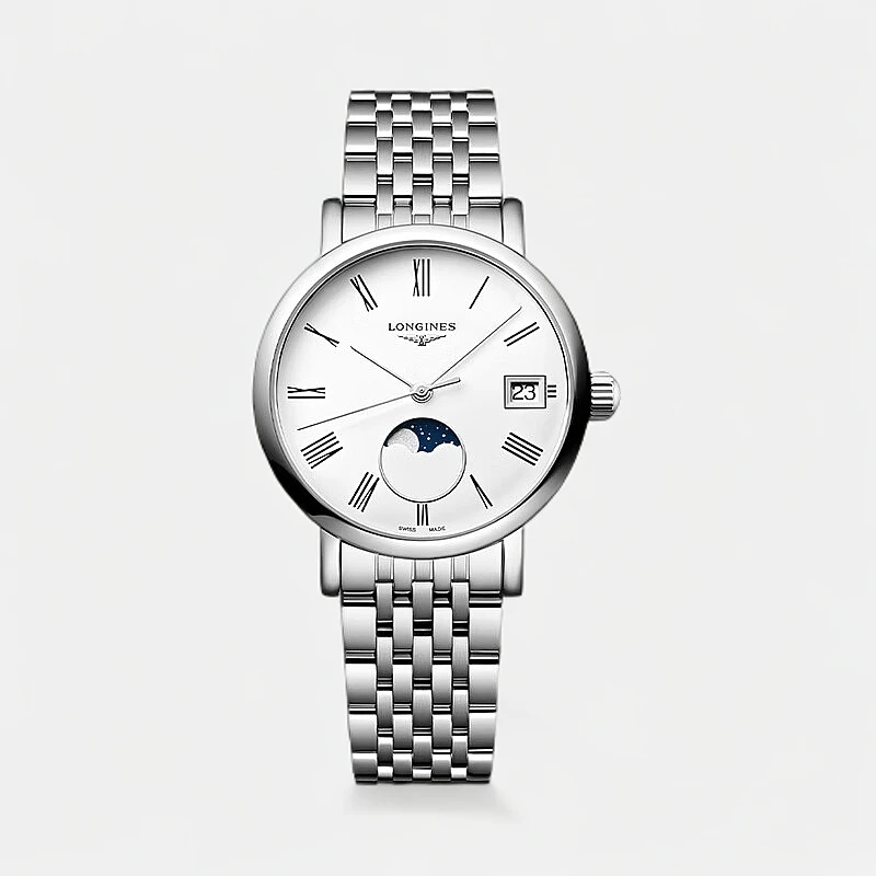 全新未使用 Longines/浪琴 博雅系列 石英钢带女表 L43304116