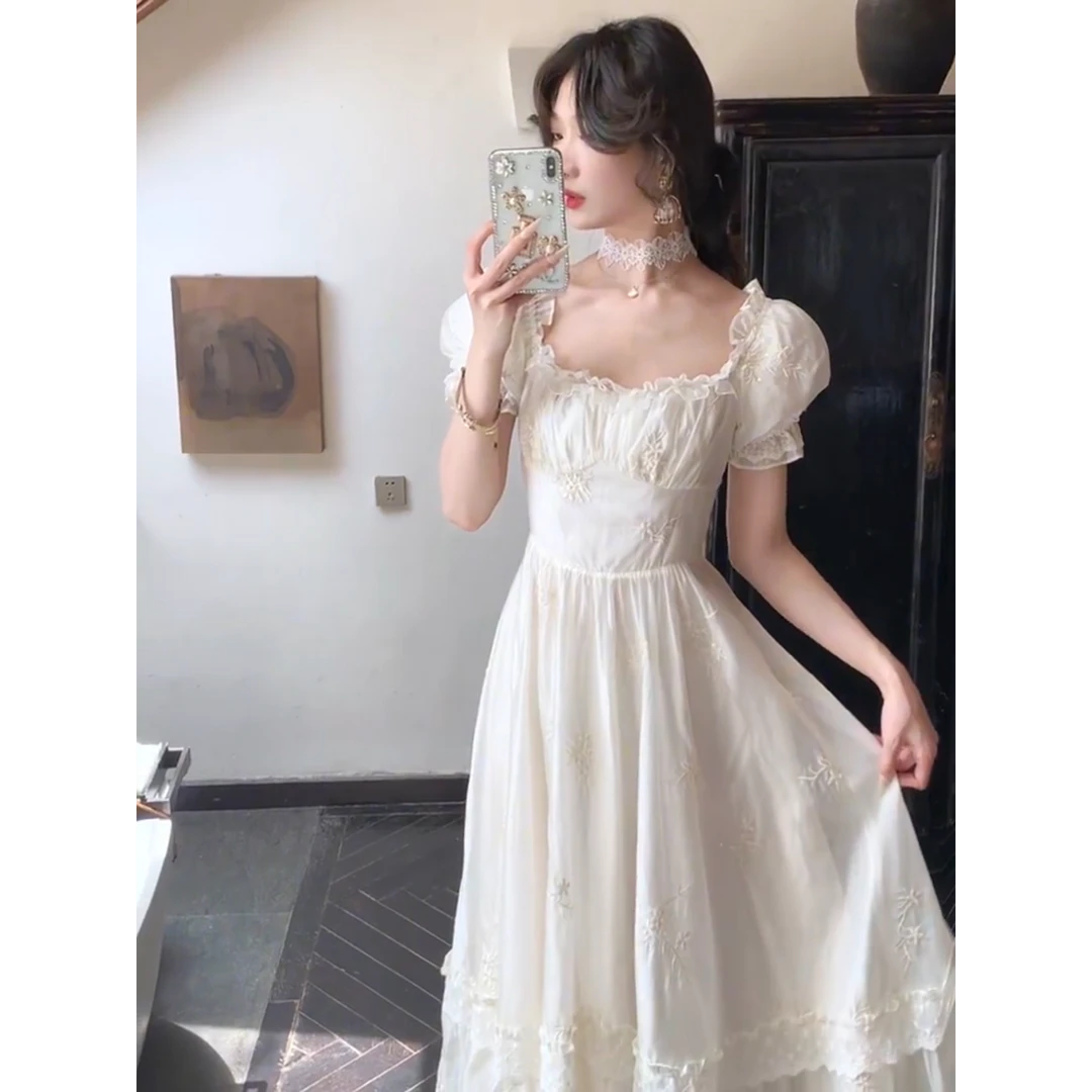 MARIE.COCO夏季法式优雅连衣裙女夏季2025新款别致温柔气质长裙子