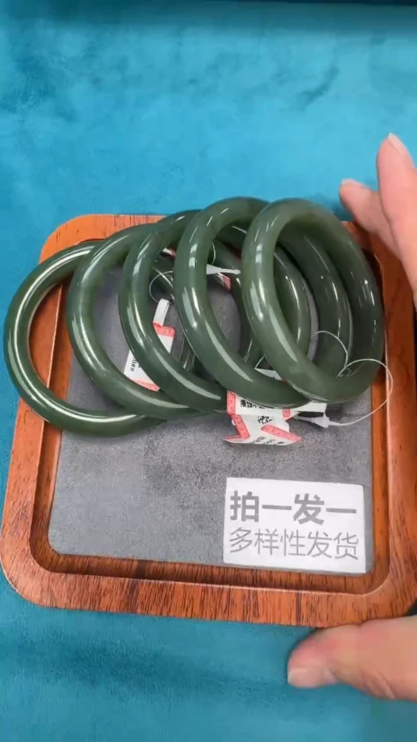 【闪购商品】和田玉手镯未镶嵌和田玉碧玉手镯##0XX049