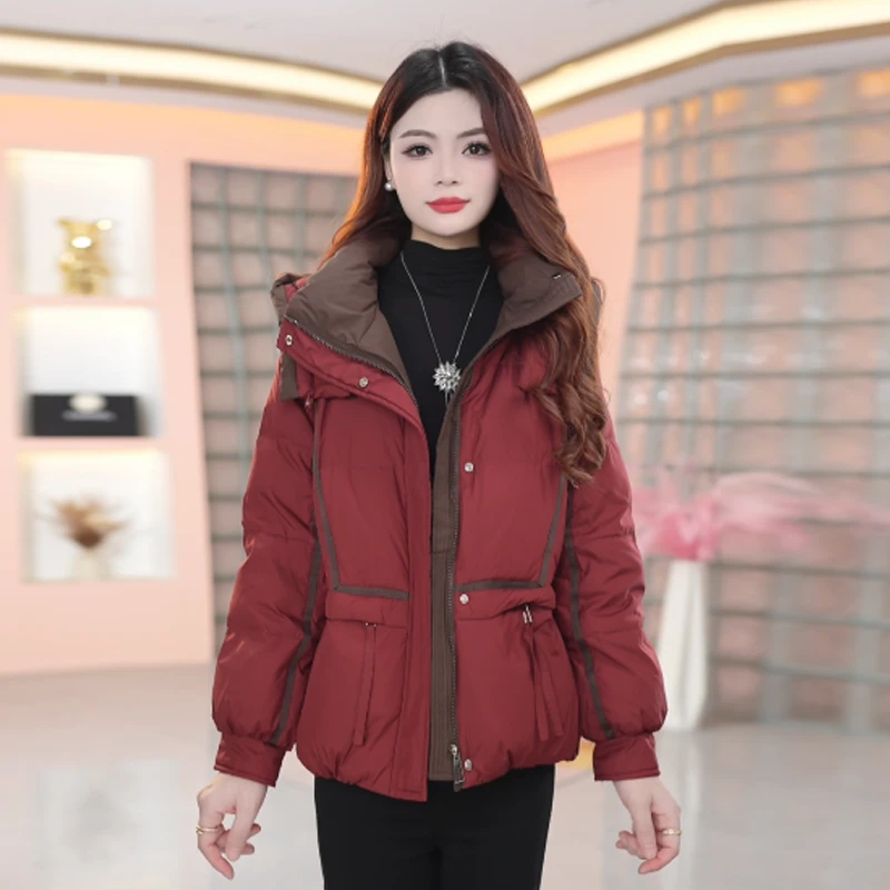 【羽绒服】冬季白鸭绒羽绒服百搭新款时尚气质休闲保暖外套女冬款