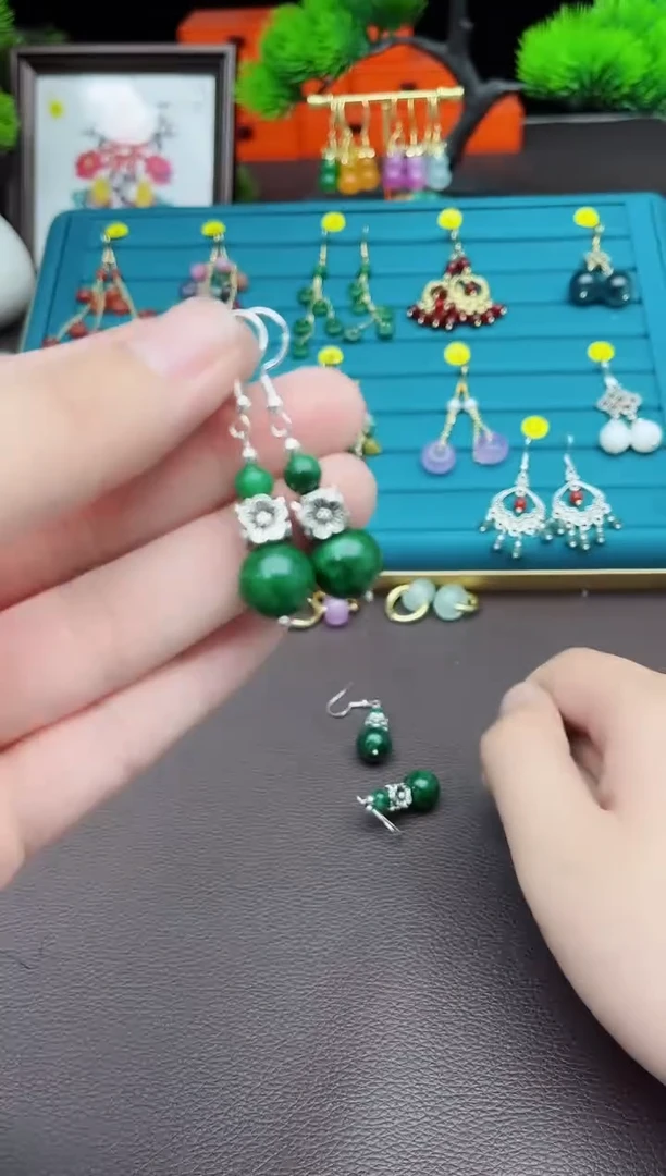 【闪购商品】玛瑙/玉髓耳钉银S925镶嵌413000