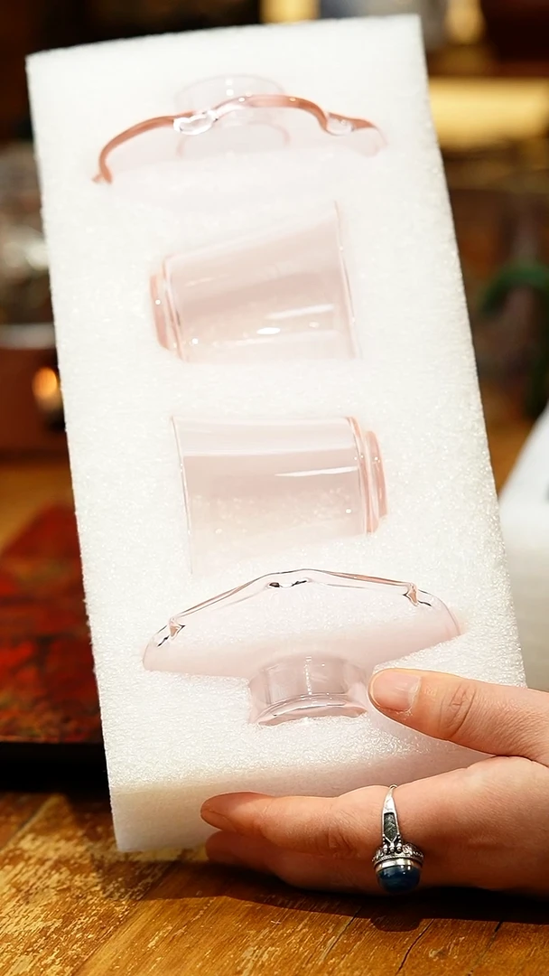 【闪购商品】禾器/宛香杯碟组/粉色