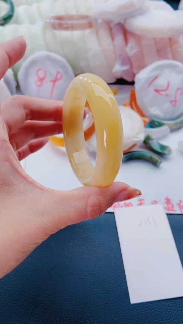 未镶嵌手镯石英质玉J151-56-57