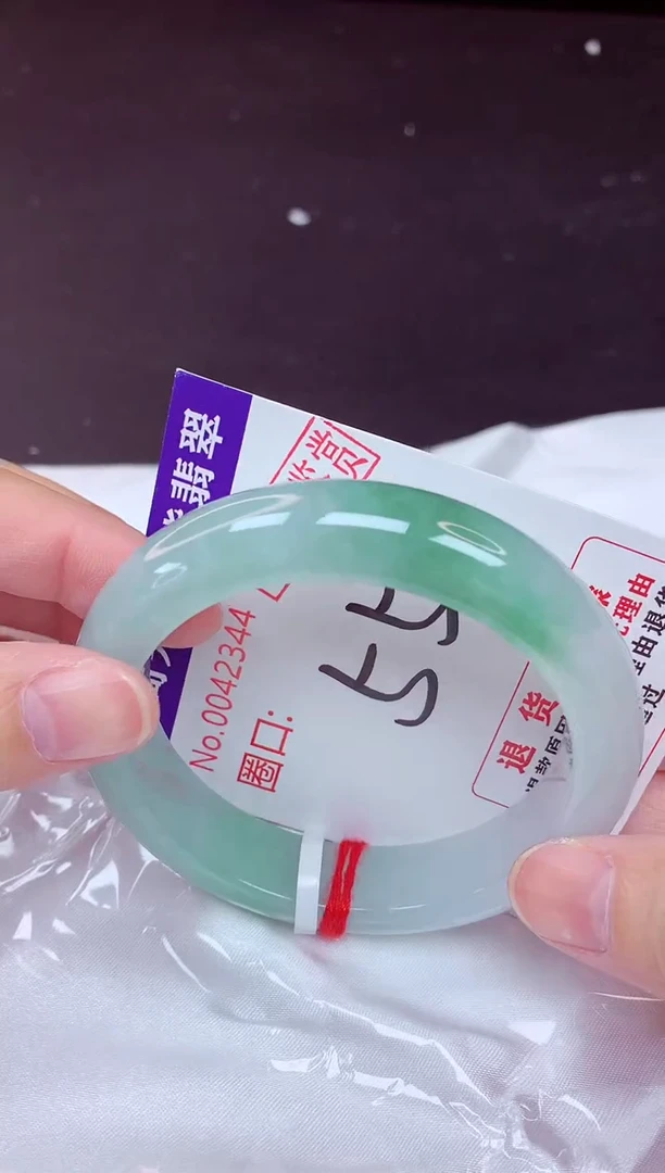 未镶嵌手镯翡翠55（48小时鉴赏期 ）