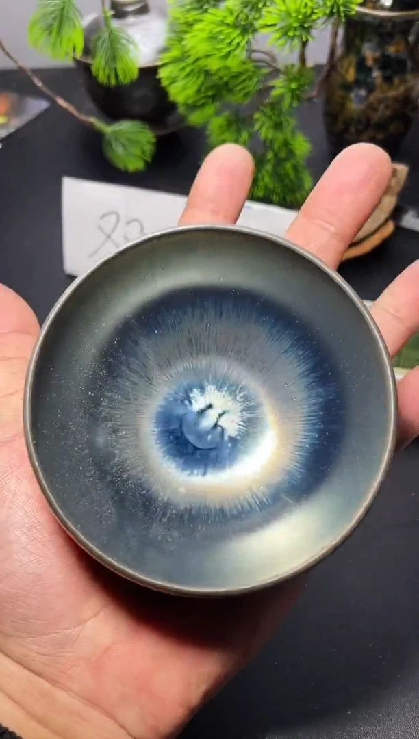 茶盏297 叶紫建盏