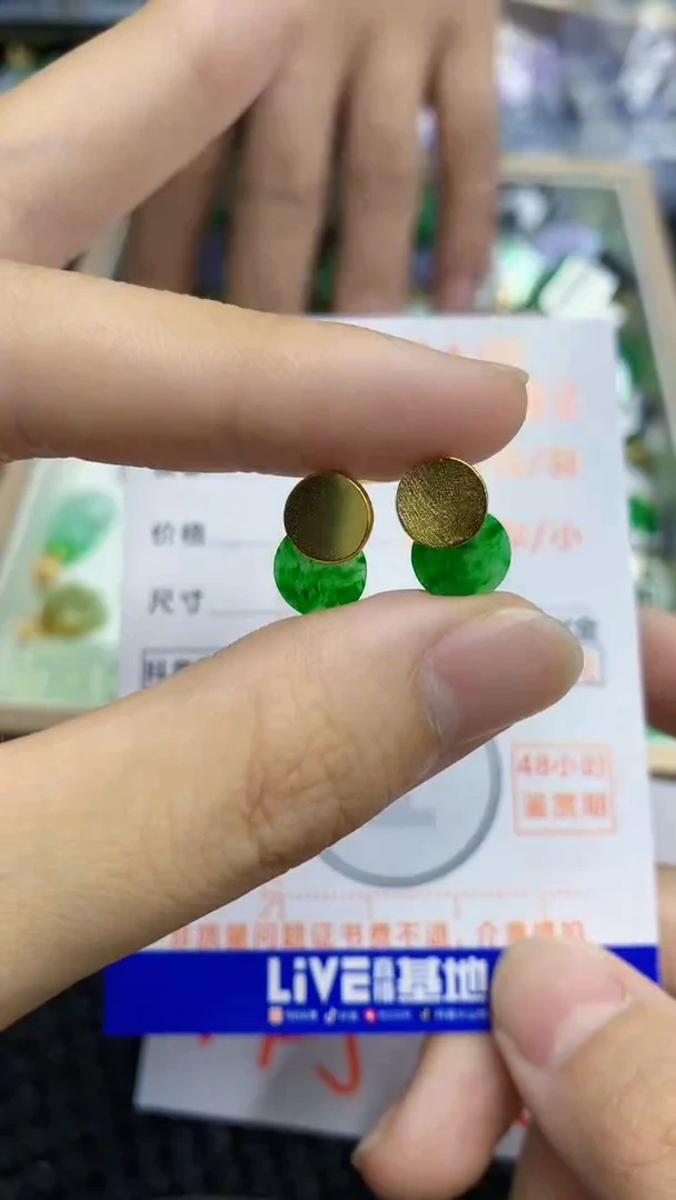 翡翠未镶嵌颈饰             8