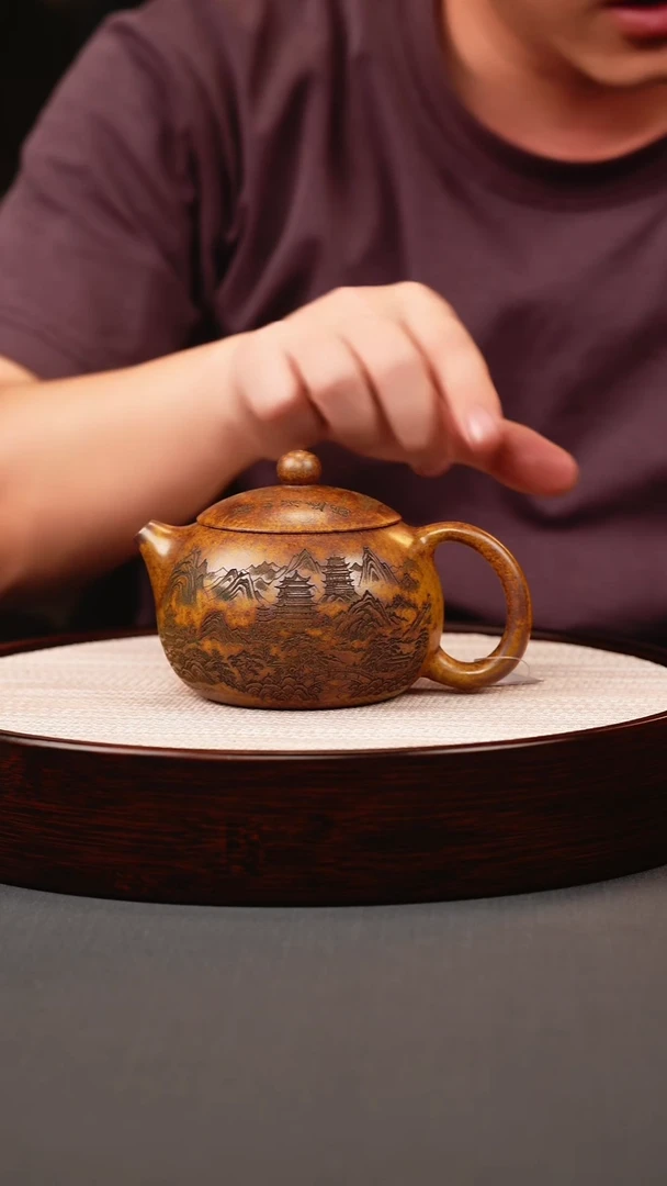 茶壶紫砂龙骨金砂柴烧西施