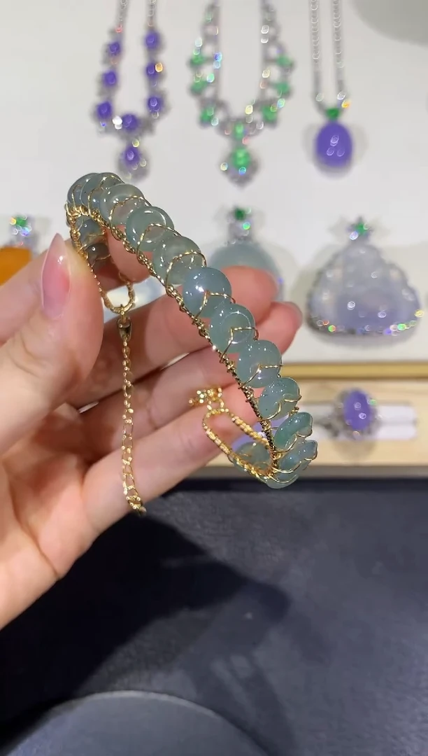 翡翠合金颈饰团购3
