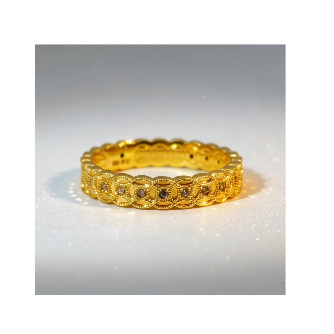 【婷婷专享】足金999 钱多多戒指 6D工艺 双旦年终大促