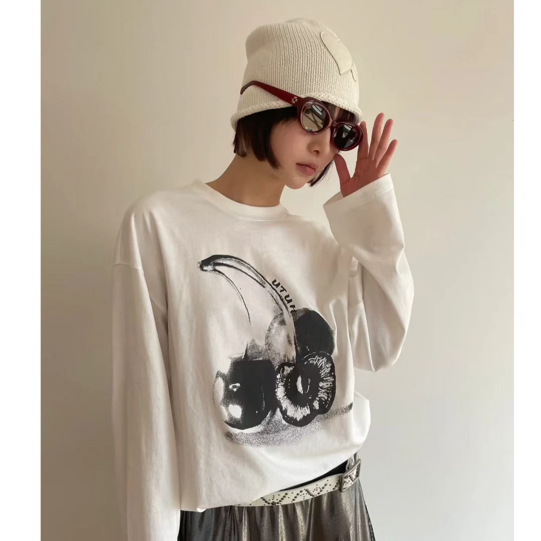 多多家-U.T印花工艺小樱桃T恤T023