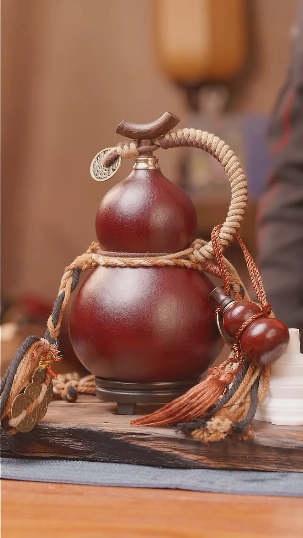 1278号链接精品大漆葫芦现货现发[一物一拍]（500ml）