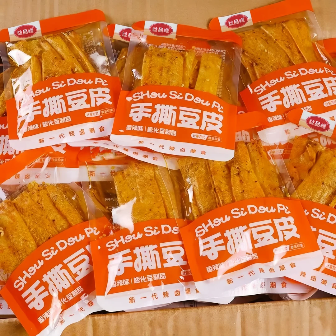 手撕豆皮香辣条湖南特产风味豆皮辣片条辣味宿舍解馋零食休闲小吃