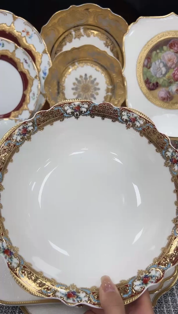 【闪购商品】瓷片9英寸汤碗 微瑕 福利价