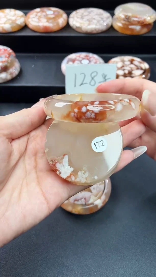 手镯玛瑙/玉髓未镶嵌꧁****꧂石英质玉手镯