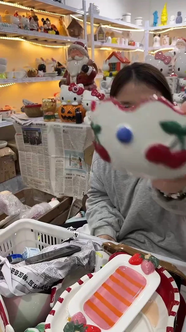 手工艺品琉璃满28包邮 微瑕陶瓷不退不换
